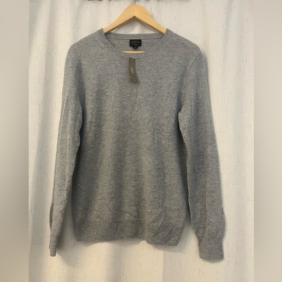 J. Crew Light Gray Cashmere Sweater - Picture 7 of 13